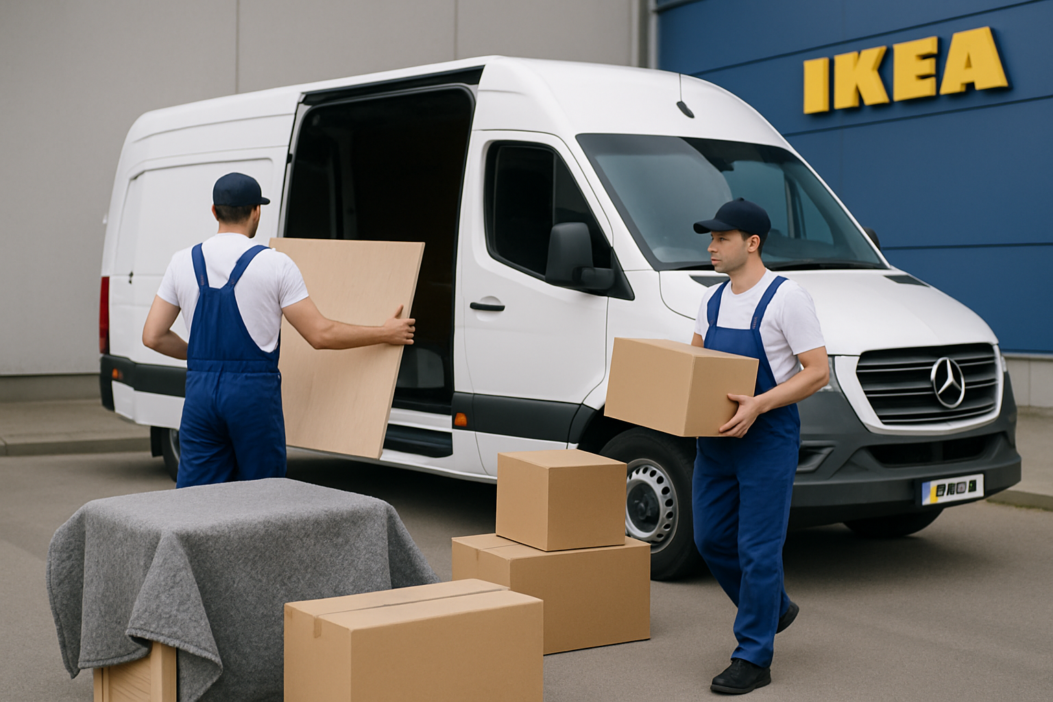 Beiladung Hannover Möbelhaus IKEA Lieferung ohne eigenen Transporter